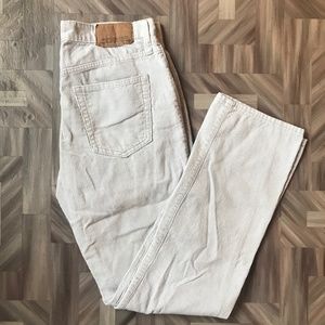 Men's Grey slim-straight Corduroys 30x32 OLD NAVY